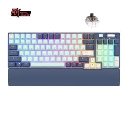 Royal Kludge RK96 Wireless Mechanical Keyboard -Brown Switch (Color: Forest Blue) - Eng/Ara Keys - RK96 FOREST BLUE/BRWN