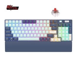 Royal Kludge RK96 Wireless Mechanical Keyboard Red Switch (Color: Forest Blue) - Eng/Ara Keys - RK96 FOREST BLUE/RED