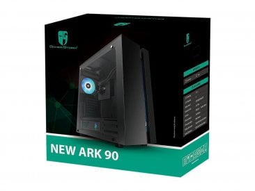 Deepcool NEW ARK 90MC E-ATX Case, 280mm CPU Liquid Cooler, SYNC RGB Lighting System with Motherboard Control or Manual Buttons, External Water-tube with Flow-rotor - Deepcool NEW ARK 90MC