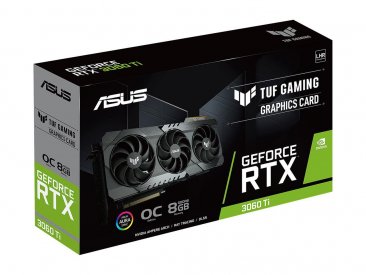 Asus TUF Gaming GeForce RTX 3060 TI 8GB V2 OC Edition LHR Graphic Card - 90YV0G1A-M0NA00