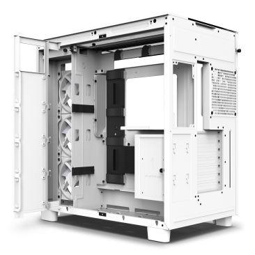 NZXT H9 Elite Dual-Chamber ATX Mid-Tower PC Case - White - CM-H91EW-01.ME