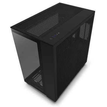 NZXT H9 Flow Dual-Chamber Mid-Tower Airflow Case - Black - CM-H91FB-01.ME