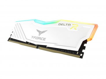 Team Group T-Force Delta RGB 3000MHz 16GB (2x8GB) DDR4 Desktop Memory - White - TF4D416G3000HC16CDC01