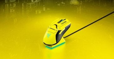 Razer Viper Ultimate Cyberpunk 2077 Edition Wireless Gaming Mouse With Charging Dock Gaming Mouse – Yellow