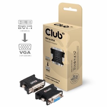 Club 3D DVI to VGA Passive Adapter