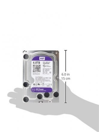 Western Digital 4TB Purple Surveillance SATA 6Gb/s  Hard Drive - WD40PURZ