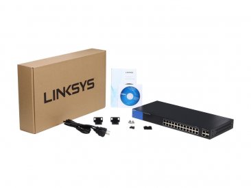 Linksys Smart Gigabit Switches PoE+ 26-port + 2 combo