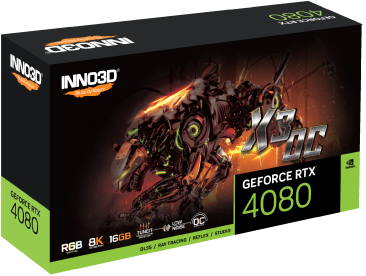 Inno3D GeForce RTX 4080 X3 16GB GDDR6X Graphic Card - N40803-166X-187049N