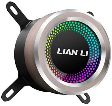 Lian Li Galahad 240 AIO Black Black 240mm RGB Water/Liquid CPU Cooler, Closed Loop-G89.GA240B.00