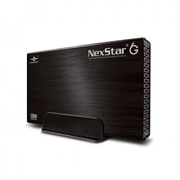 Vantec NexStar 6G NST-366S3-BK 3.5 inch SATA3 to USB 3.0 External Hard Drive Enclosure (Black)