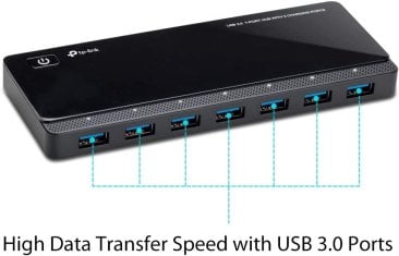 TP-LINK UH720 USB 3.0 7-Port Hub with 2 Charging Ports - UH720