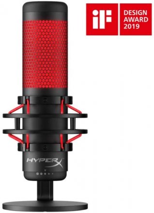 HyperX Quad Cast Standalone USB Microphone - HX-MICQC-BK