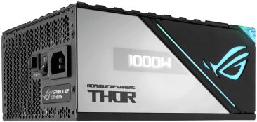 Asus Rog Thor 1000P2 ATX Power Supply Unit, With Aura Sync & OLED Display, 1000W Power, 80 Plus Platinum II Certification - 90YE00L4-B0NA00