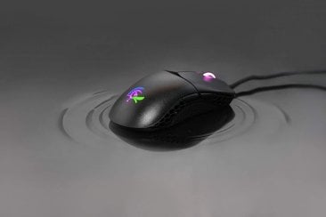 Ducky Feather RGB Mouse Huano switch/ ABS/ Black case/ RGB 1 Year Warranty