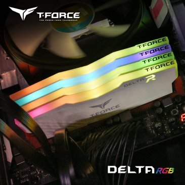 Teamgroup T-Force Delta RGB DDR4 32GB (2x16GB) White - TF4D432G3600HC18JDC01