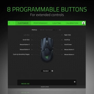 Razer Viper – Ambidextrous WIRED Gaming Mouse (RZ01-02550100-R3M1)