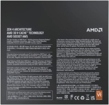 AMD Ryzen 7 7800X3D Gaming Processor - 100-100000910WOF