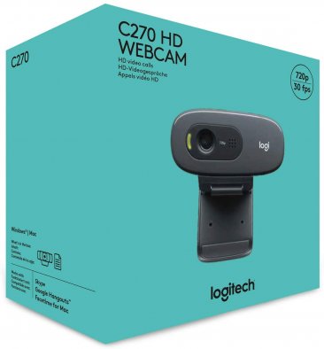 Logitech C270 Desktop or Laptop Webcam - 960-001063