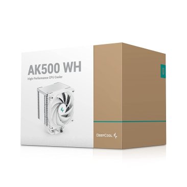 DeepCool AK500 WH Intel/AMD Single Tower CPU Cooler - R-AK500-WHNNMT-G