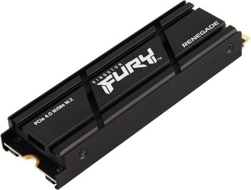 Kingston Fury Renegade 1TB PCIe Gen 4 NVMe M.2 Internal Gaming SSD with Heat Sink - SFYRSK/1000G
