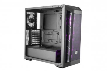 Cooler Master MB511 RGB ATX Mid-Tower W/Front Mesh Ventilation, Front Side Mesh Intakes, Tempered Glass Side Panel & 3X 120mm RGB Fans w/RGB Controller