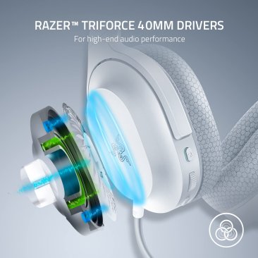 Razer Barracuda X Wireless Multi Platform Gaming Mobile Headset - Mercury White - RZ04-03800200-R3M1