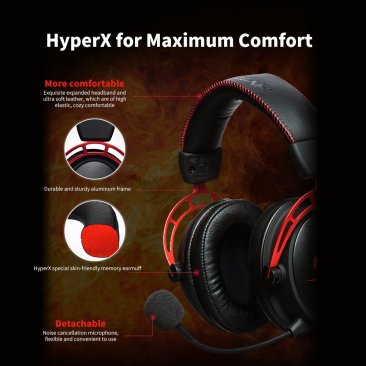 HyperX Cloud Alpha Pro Gaming Headset - Hyperx HX-HSCA-RD/EE