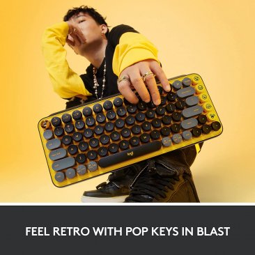 LOGITECH POP Keyboard - Blast Yellow - 920-010816