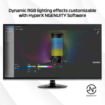 HyperX QuadCast S - RGB USB Condenser Microphone - HMIQ1S-XX-RG/G - New