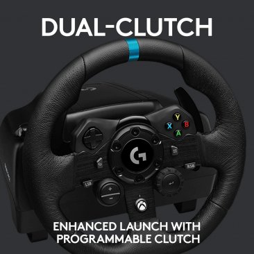 Logitech G923 TrueForce Racing Wheel and Pedals for PlayStation, Xbox One and PC- USB