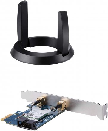 Asus PCE-AC58BT AC2100 Dual-Band Bluetooth 5.0 PCI-Express 160MHz Wi-Fi Adapter