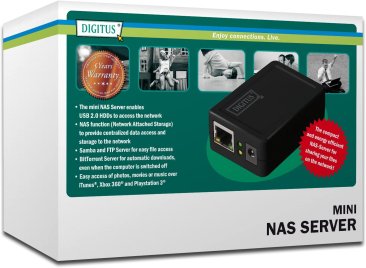 DIGITUS Mini NAS Server for External USB HDD - DN-7023-1