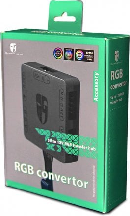 Deepcool RGB Convertor - Convert 3-pin (+5V) ARGB Fans to 4-pin (+12V) RGB Capable Motherboard