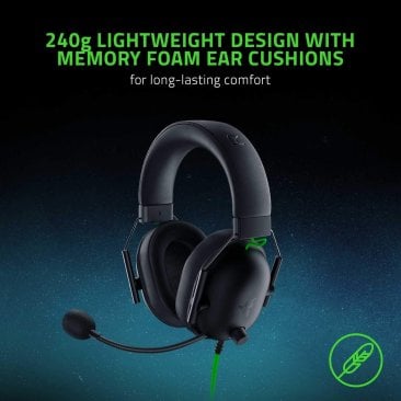 Razer BlackShark V2 X Esports Gaming Headset – Flexible Mic, 3.5mm Jack, Black - RZ04-03240100-R3M1