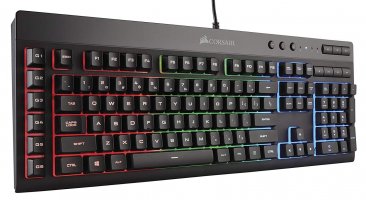 Corsair K55 RGB Membrane Gaming Keyboard - Black