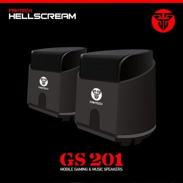 FANTECH GS 201 Hell Scream Gaming Super Bass Speakers-Black-FANTECH GS-201/BLK