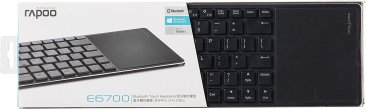 Rapoo E6700 Bluetooth Touch Keyboard - Black