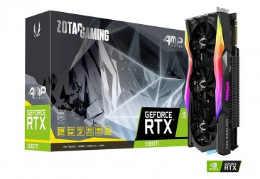 Zotac NVIDIA GeForce RTX 2080 Ti 11GB AMP Extreme Turing Graphics Card - ZT-T20810B-10P