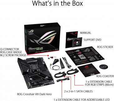 Asus ROG Crosshair VIII Dark Hero AMD X570 ATX Gaming Motherboard