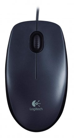 Logitech M90 Optical Mouse - Black - 910-001795