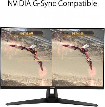 Asus TUF Gaming VG27AQ1A Gaming Monitor – 27 inch WQHD (2560 x 1440), IPS, 170Hz (Above 144Hz), 1ms MPRT, Extreme Low Motion Blur, G-SYNC Compatible, FreeSync Premium, HDR 10