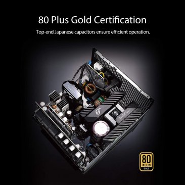 Asus ROG Strix 850W PSU, 80 Plus Gold, Frozen Silence, Fully Modular Power Supply - 90YE00A3-B0NA00