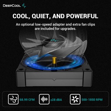DeepCool AK500 ZERO DARK High-Performance CPU Cooler - R-AK500-BKNNMT-G-1