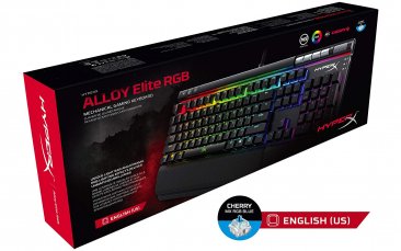 HyperX Alloy Elite RGB Mechanical Gaming Keyboard - Cherry MX Blue - HX-KB2BL2-US/R2