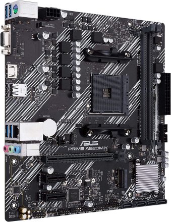 Asus Prime A520M-K Motherboard, AMD A520 (Ryzen AM4) - 90MB1500-M0EAY0