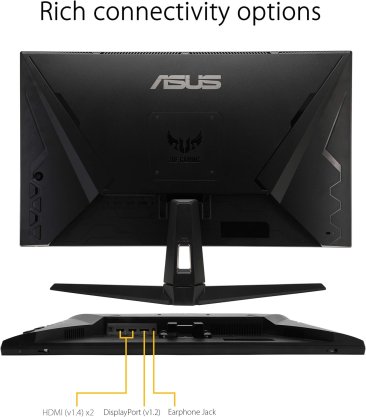 ASUS TUF Gaming VG279Q1A  27” 1080P Full HD, IPS, 165Hz, 1ms, Adaptive-sync, FreeSync PremiumGaming Monitor- 90LM05X0-B01170