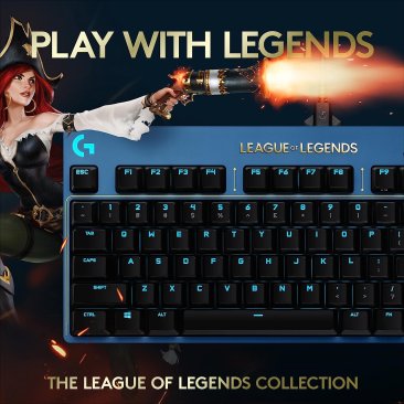 Logitech Pro League of Legends Edition Keyboard, GX Brown Tactile Switches - 920-010537