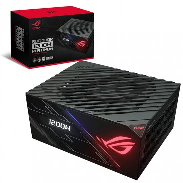 Asus ROG Thor 1200W Platinum Power Supply Unit stands out with Aura Sync and an OLED display