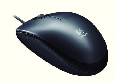 Logitech M90 Optical USB Mouse - Black - 910-001793