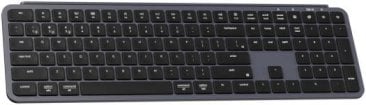 Keychron B6 Pro Full-Size Ultra-Slim Wireless ZMK Custom Keyboard for Windows & Mac - Space Grey - B6P-K1-AR